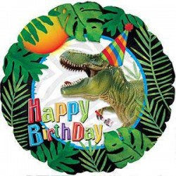 Balão Happy Birthday Festa Dinossauro