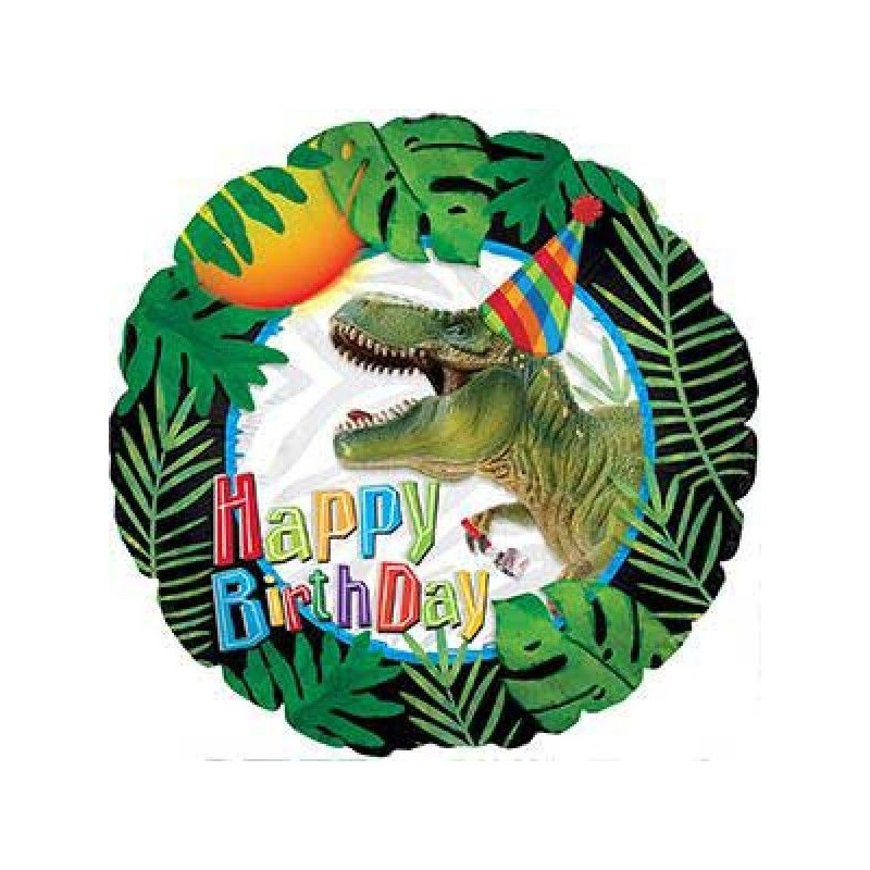 Balão Happy Birthday Festa Dinossauro