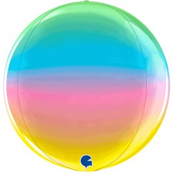 Balão Globe Arco Íris  38cms
