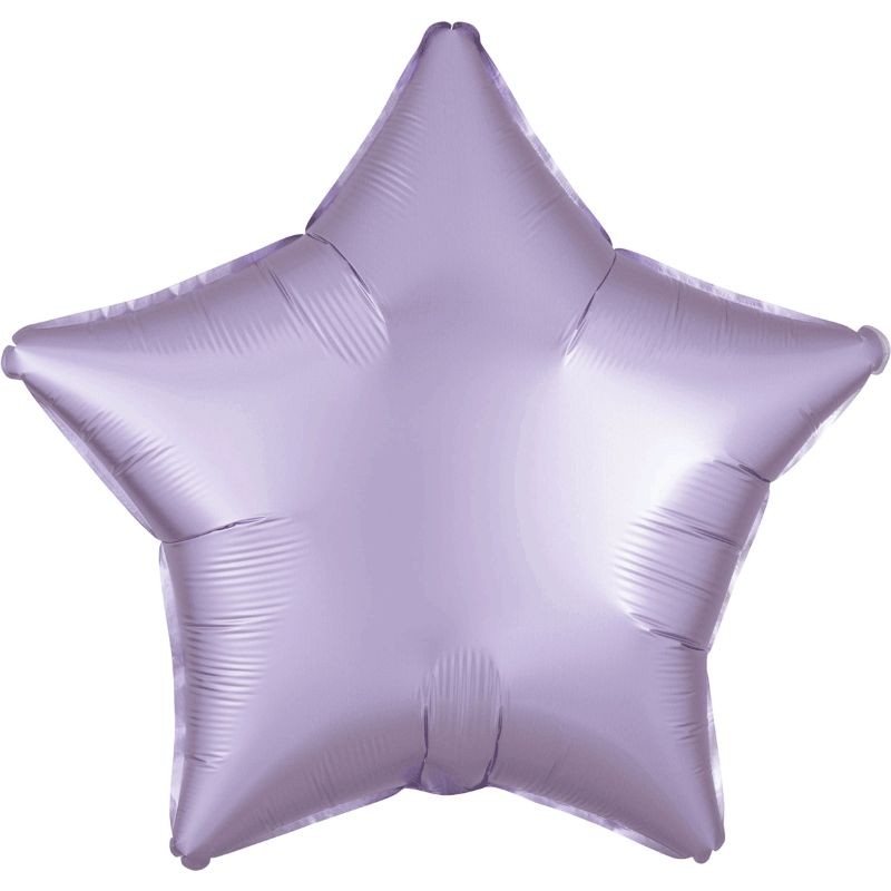 Balão Foil Estrela Satinada Lilás