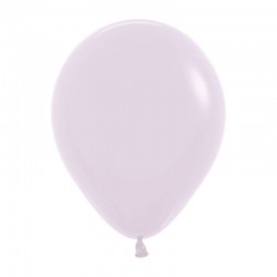 100 Balões Pastel Mate Lilac 12cms