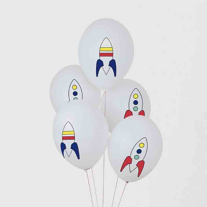 5 Balões Latex tema Espaço