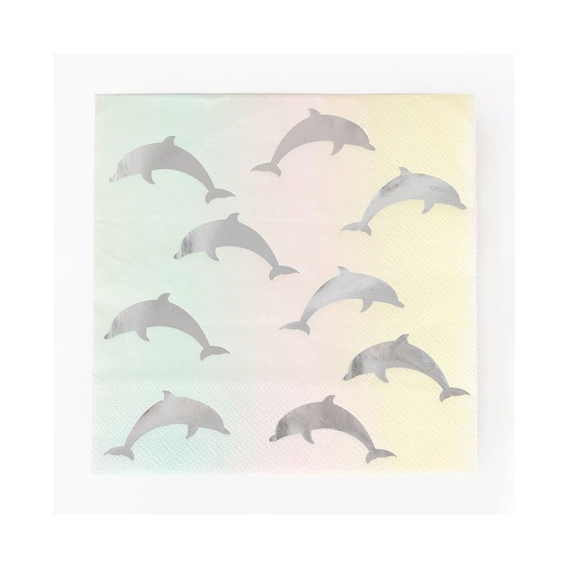 16 Guardanapos Golfinhos