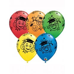 Balões Sortidos Emoji Graduação