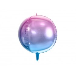 Balão Degradé Violeta e Azul 35 cms