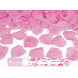 Canhão de Confetis 40 cms Pétalas Rosa Rosa