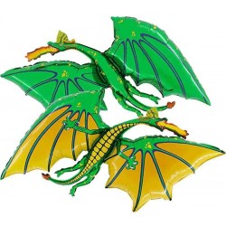 Balão Foil Dragão Verde