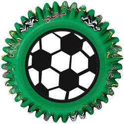 50 Tacinhas /Invólucros Cup Cakes Futebol Wilton