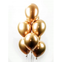 Balões Cromados Dourados***