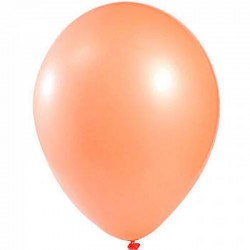 50 Balões Pêssego 30 cms