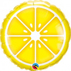 Balão Foil Rodela Limão 45 cms