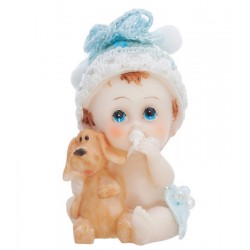 Topo Bebé com Cão 6 cms
