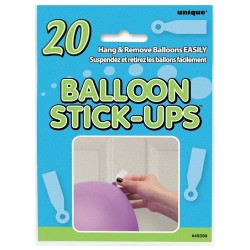Pack 20 autocolantes balões