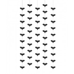 Cortina Decorativa Morcegos