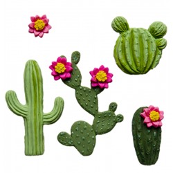 Molde Silicone Cactus