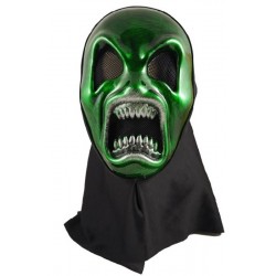Máscara Verde com Capa