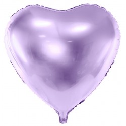 Balão Foil Coração Lilás 45cms