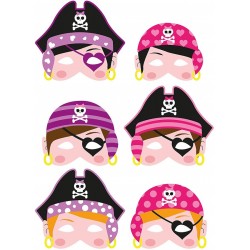 Máscaras Piratas Menina Eva***
