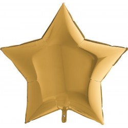 Balão Foil Estrela Dourada...