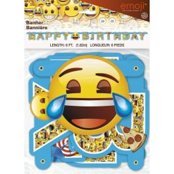 Banner Emoji Happy Birthday