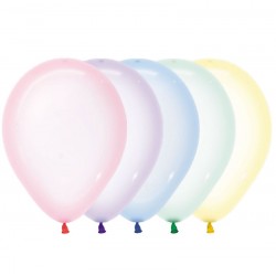 Balão Crystal Pastel 30 cms***