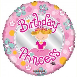 Balão Birthday Princess 46 cms