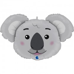 Balão Foil Cabeça Koala 94 cms