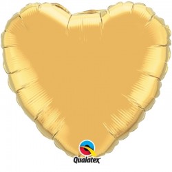 Balão Foil Coração Dourado...