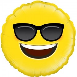 Balão Foil Emoji Óculos...