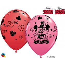 25 Balões Minnie & Mickey I...