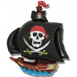 Balão Foil Navio Pirata