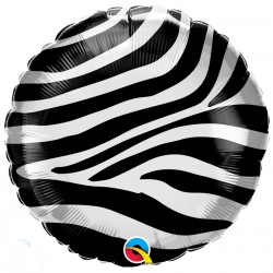 Balão Redondo Padrão Zebra...