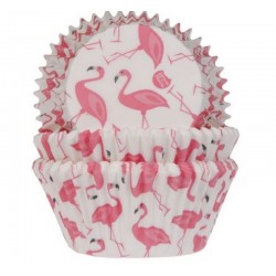 50 Tacinhas /Invólucro Flamingos