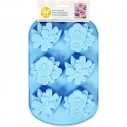 Molde Silicone Doces Floral