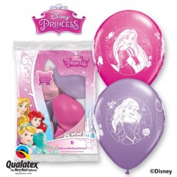 Pack de 6 Balões Princesas