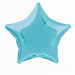 Balão Foil Estrela Azul Pastel