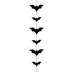 Grinalda Preta Morcegos 1.5 m
