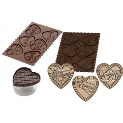 Kit de Chocolate e Bolachas Cookie Love