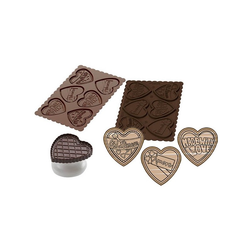 Kit de Chocolate e Bolachas Cookie Love