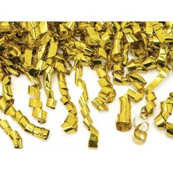 Canhão de Serpentinas Douradas 40 cms