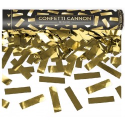 Canhão de Confetis Douradas 40 cms