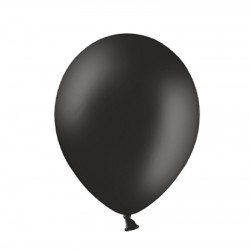 100 Balões Balões Pretos 12 cm