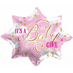 Balão Foil Its a baby Girl...