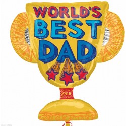 Balão Foil World's Best Dad