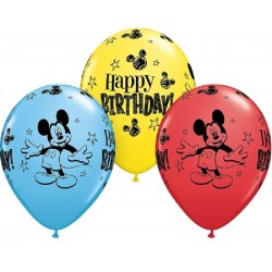 25 Balões Mickey Happy...