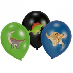 Pack 6 Balões Dinossauros