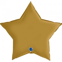 Balão Foil Estrela Dourada