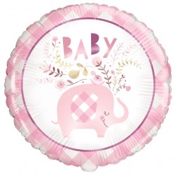 Balão Rosa Baby Elefante...