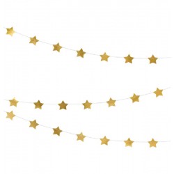 Grinalda Estrelas Douradas
