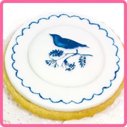 Topo de Cup Cake Pássaro